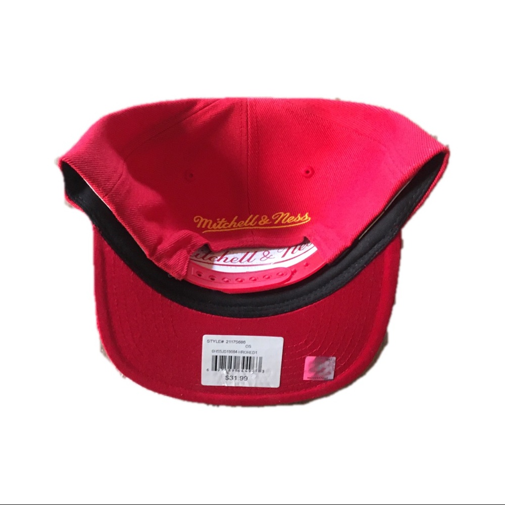 Houston Rockets Mitchell & Ness Snapback Hat Cap - Picture 2 of 2